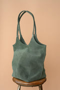 Belinda Vel Bag - sage