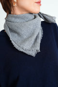 Cara Wool Scarf - dark grey