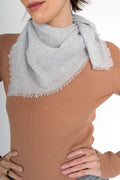 Cara Wool Scarf - light grey