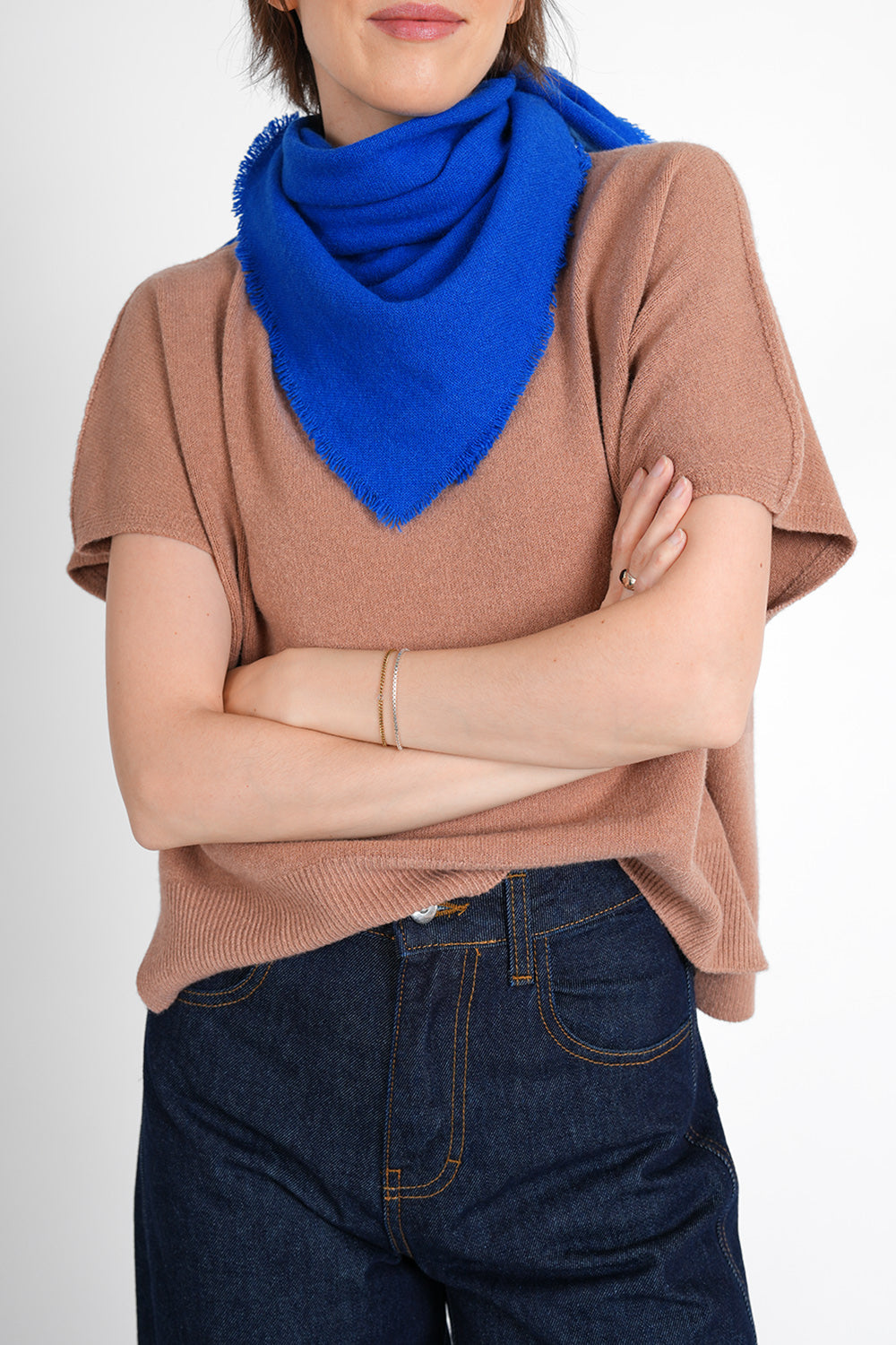 Claire Wool Scarf - cinnamon