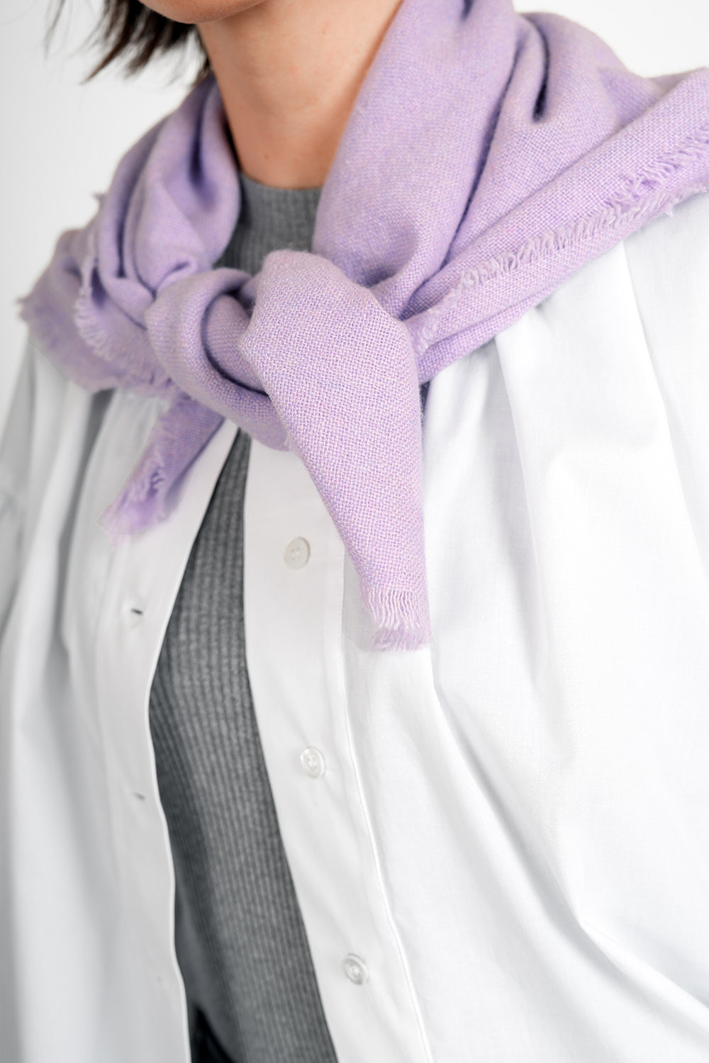 Claire Wool Scarf - pink