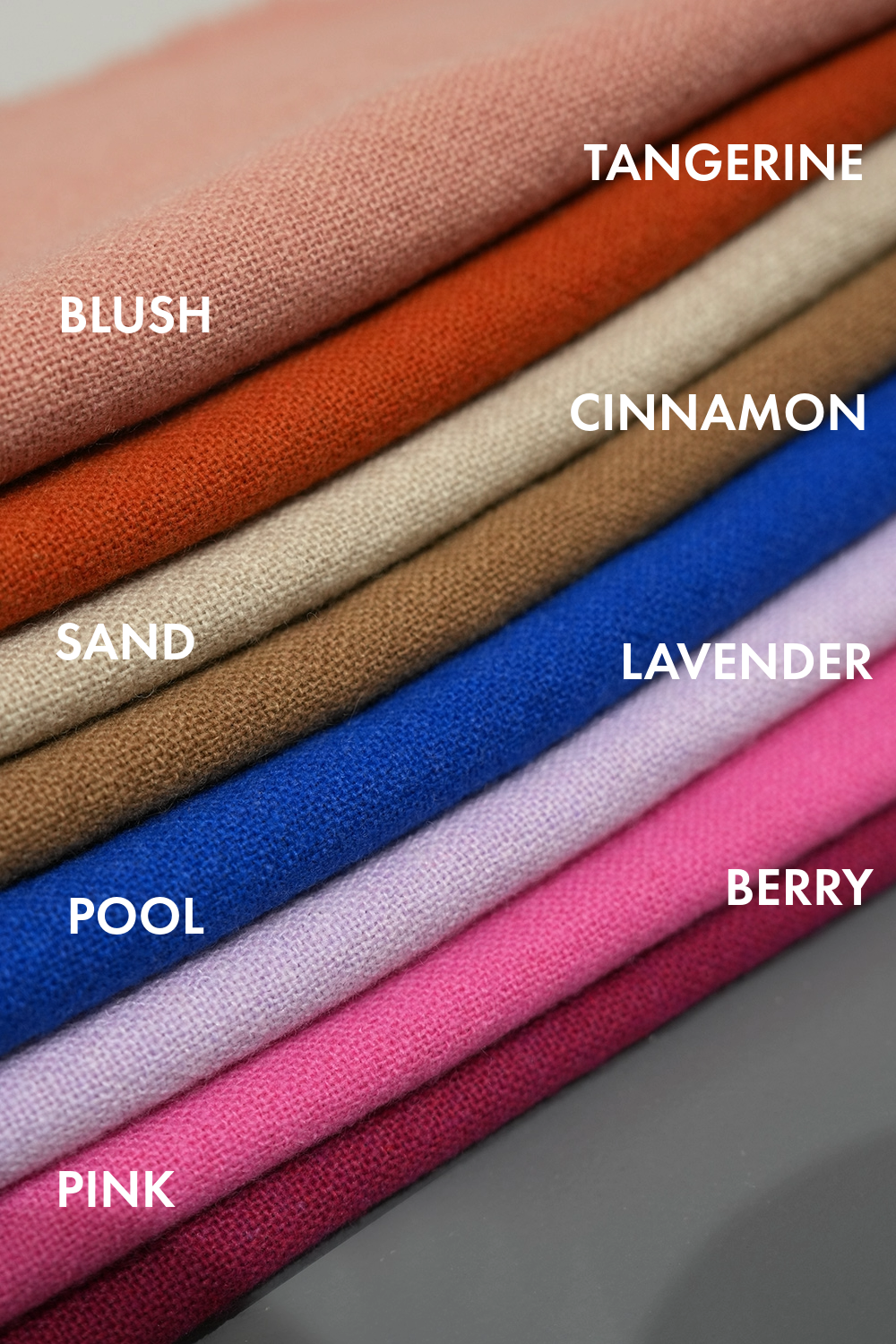 Claire Wool Scarf - pool