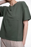 Tessa Organic Cotton Shirt - olive