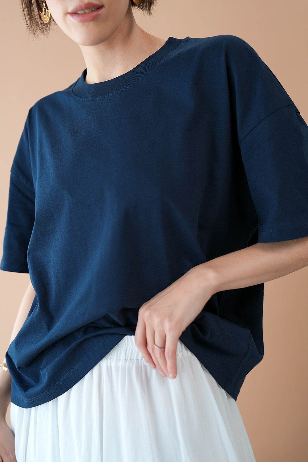 Tessa Organic Cotton Shirt - dark blue