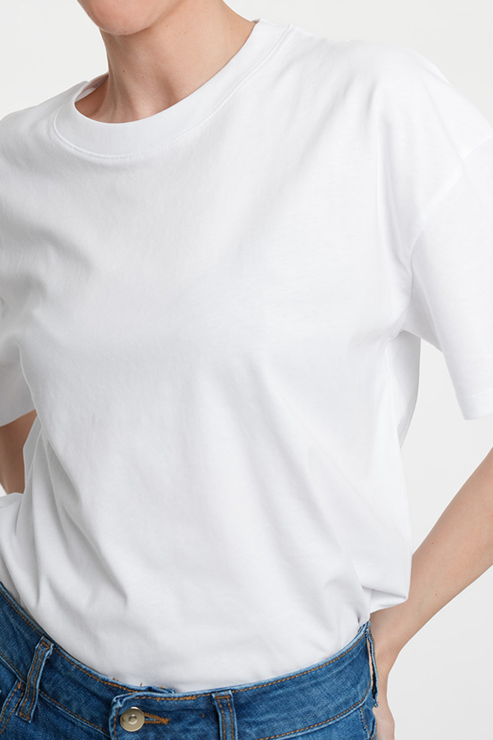 Tessa Organic Cotton Shirt - white